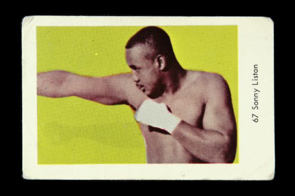 1960s Sonny Liston #67 Blank Back Trading Card