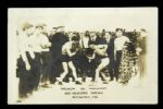 1910 Battling Nelson vs. Ad Wolgast Lightweight Championship Bout 3.5" x 5.25" Postcard