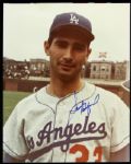 1960s Sandy Koufax Los Angeles Dodgers Signed 8" x 10" Photo (JSA)