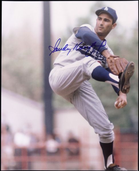 1960s Sandy Koufax Los Angeles Dodgers Signed 8" x 10" Photo (JSA)