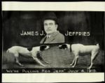 1910's-30's Jack Johnson First Black World Heavyweight Champion Original Photos - Lot of 13