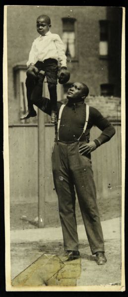 1910s-20s Jack Johnson World Heavyweight Champion Original Photos - Lot of 3
