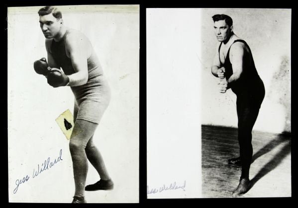 1910s Jess Willard World Heavyweight Champion Original Photos - Lot of 10