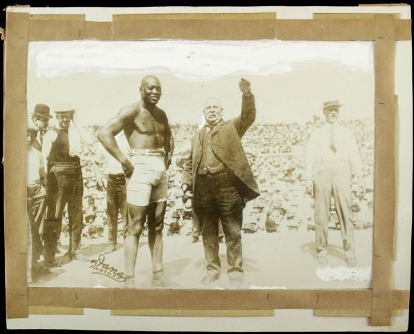 1910s Jack Johnson World Heavyweight Champion Original 8" x 10" Photo