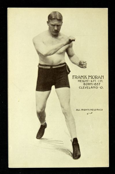 1920s Frank Moran Heavyweight Title Contender & Film Star Postcard