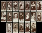 1938 W.A. & A.C. Churchman Boxing Personalities Tobacco Cards - Lot of 46