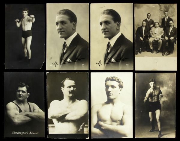 1910s-20s Boxing Postcard Collection - Lot of 14 