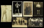1910's-20's Boxing Postcard Collection - Lot of 14 