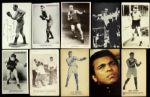 1910s-70s Boxing Postcard & Tobacco Card Collection - Lot of 32