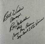 1990 Ray Nitschke Green Bay Packers Signed The Super Bowl Hardcover Book (JSA)