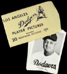 1981-83 Los Angeles Dodgers Player Pictures - Lot of 21 w/ Original Envelope
