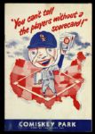1949-52 Chicago White Sox & Cubs Comiskey Park & Wrigley Field Program & Scorecard Collection - Lot of 4