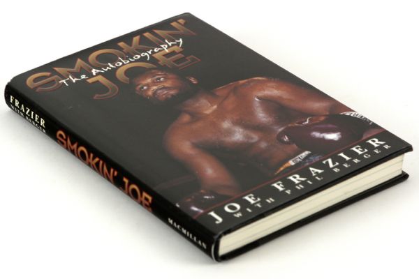 1996 Joe Frazier Signed Smokin Joe Hardcover Book (JSA)