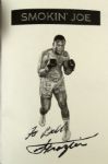 1996 Joe Frazier Signed Smokin' Joe Hardcover Book (JSA)