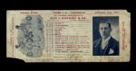 1895 James Corbett vs. Bob Fitzsimmons Betting Odds Sheet