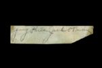 1900s circa Young Philadelphia Jack OBrien Signed Cut (JSA)