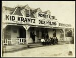1909 Monte Attell Kin Krantz Dick Hyland Frankie Smith Training Here Original 6" x 8.5" Photo