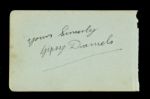1920s Gipsy Daniels Welsh Light Heavyweight Champion Signed Cut 