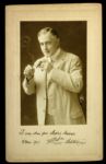 1911 Robert Hilliard Signed 7" x 11" Cabinet Photo 