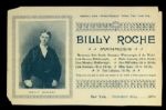 1898 Billy Roche Boxing Manager 5" x 8" Handbill