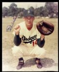 1980s Rube Walker Brooklyn Dodgers Signed 8" x 10" Photo (JSA)