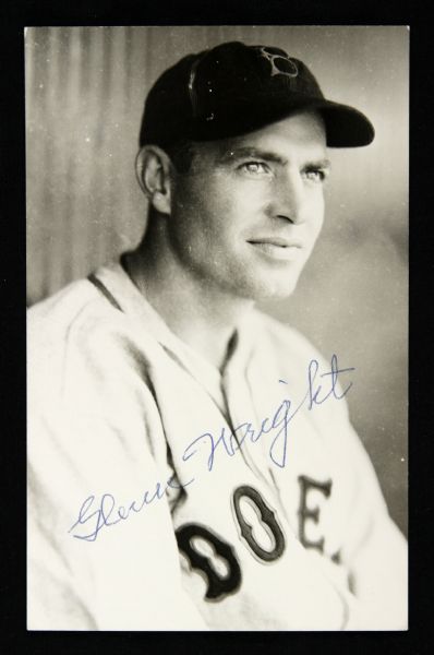1950s Glenn Wright Brooklyn Dodgers Signed 3.5" x 5.5" Postcard (JSA)