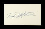 1950s Lefty ODoul Brooklyn Dodgers Signed 3" x 5" Postcard (JSA)
