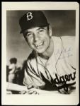 1950s Pee Wee Reese Brooklyn Dodgers Signed 8" x 10" Mounted Photo (JSA)