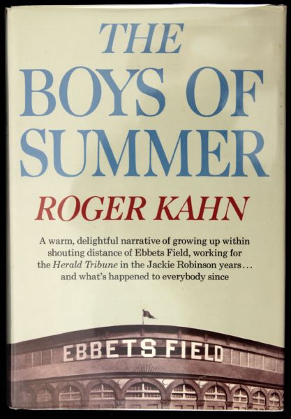 1972 Roger Kahn Signed First Edition Boys of Summer Hardcover Book (JSA)