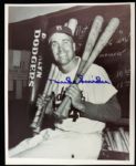 1980s Duke Snider Brooklyn Dodgers Signed 8" x 10" Photo (JSA)