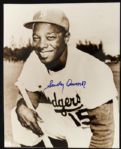 1989-92 Sandy Amoros Brooklyn/Los Angeles Dodgers Signed 8" x 10" Photo (JSA)