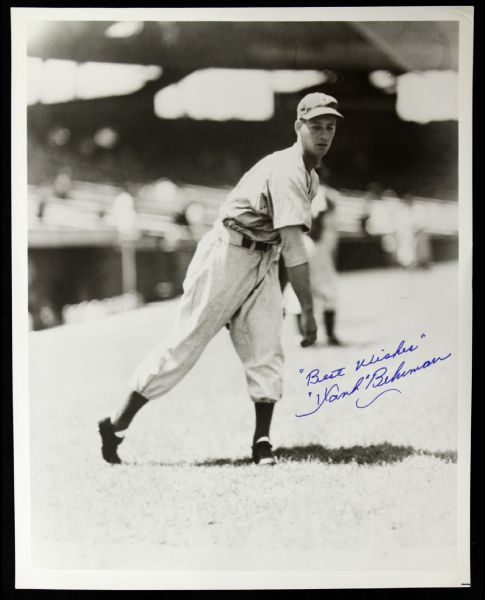 1946-48 Hank Behrman Brooklyn Dodgers Signed 8" x 10" Photo (JSA)