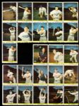 1949 Brooklyn Dodgers Eureka Sportstamps Complete Team Set of 24
