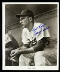 1960s Johnny Podres Brooklyn/Los Angeles Dodgers Signed 8" x 10" Photo (JSA)