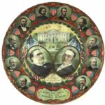 1908 William Taft James Sherman Grand Old Party Presidential Campaign Plate