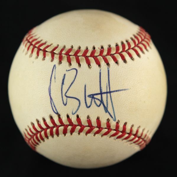 1994-2000 George Brett Kansas City Royals Single Signed OAL Budig Baseball (JSA)