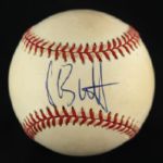 1994-2000 George Brett Kansas City Royals Single Signed OAL Budig Baseball (JSA)