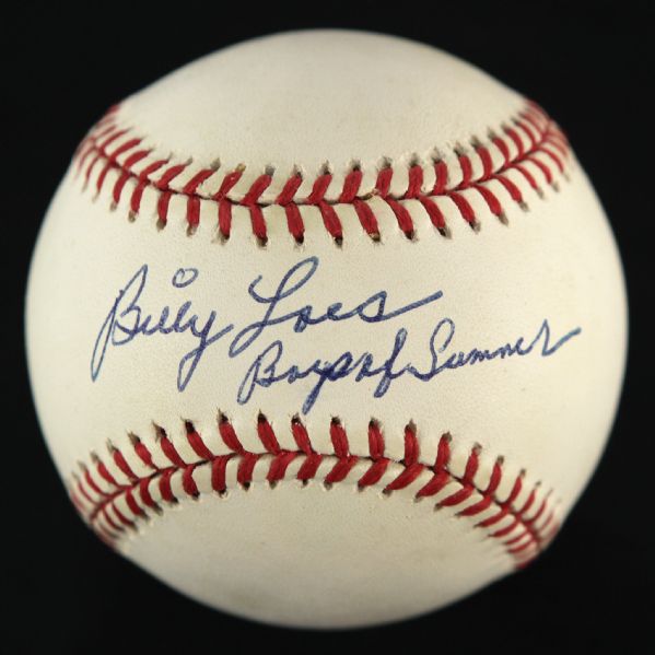 1994-2000 Billy Loes Brooklyn Dodgers Single Signed ONL Coleman Baseball (JSA)