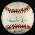 1989-93 Brooklyn Dodgers Multi-Signed ONL White Baseball w/ 10 Signatures Including Pee Wee Reese, Duke Snider, Don Newcombe & More (JSA)