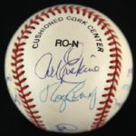 1989-93 Brooklyn Dodgers Multi-Signed ONL White Baseball w/ 10 Signatures Including Pee Wee Reese, Duke Snider, Don Newcombe & More (JSA)