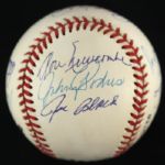 1989-93 Brooklyn Dodgers Multi-Signed ONL White Baseball w/ 10 Signatures Including Pee Wee Reese, Duke Snider, Don Newcombe & More (JSA)