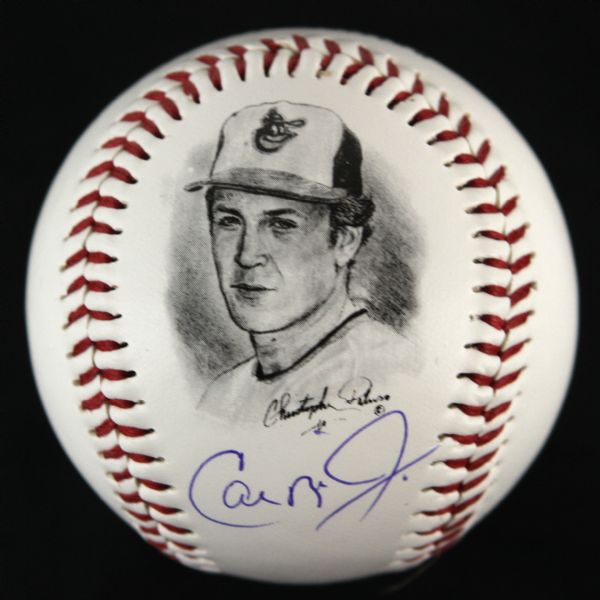 1995 Cal Ripken Jr. Baltimore Orioles Single Signed FotoBall (JSA)
