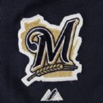 2004 Trent Durrington Milwaukee Brewers Signed Game Worn Alternate Jersey (MEARS LOA/JSA)