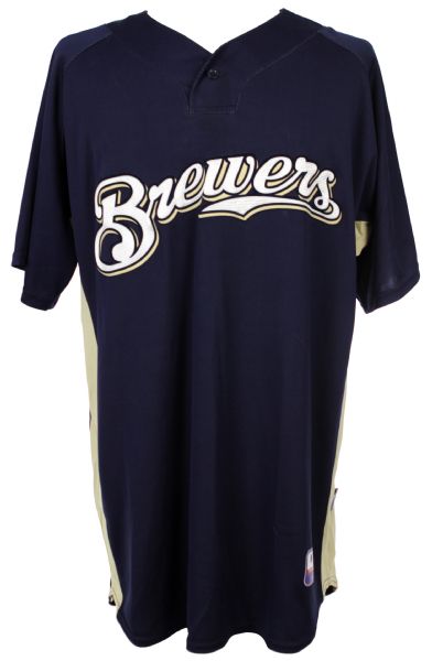 2007 Jose Capellan Milwaukee Brewers Spring Training Jersey (MEARS LOA/MLB Hologram)