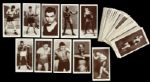 1938 Churchmans Cigarettes Boxing Personalities Near Complete Set - Lot of 49