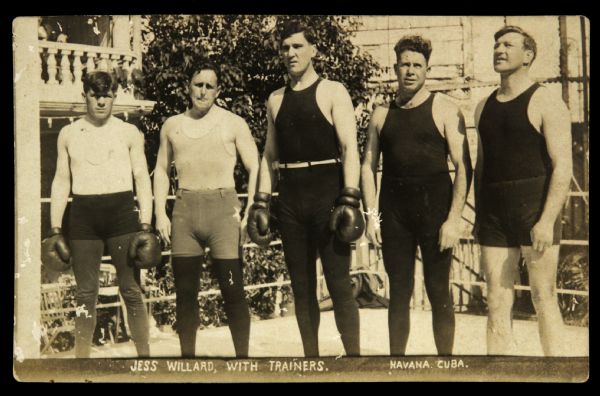 1915 Jess Willard Heavyweight Champion 3.5" x 5.5" Postcard