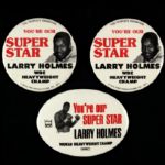 1979 Larry Holmes Heavyweight Champion Pinback Button Collection - Lot of 3