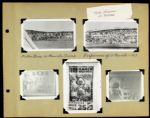 1915 Jess Willard Heavyweight Champion 101 Ranch Wild West Show Scrapbook Pages - Lot of 2 w/ 13 Original Photos in Total