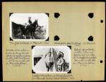 1915 Jess Willard Heavyweight Champion 101 Ranch Wild West Show Scrapbook Pages - Lot of 2 w/ 13 Original Photos in Total