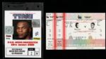 1987-2000 Mike Tyson Heavyweight Champion Ticket Collection - Lot of 10